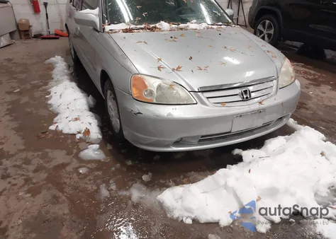 2003 Honda Civic Ex из США, поврежденный, VIN 2HGES26703H564426